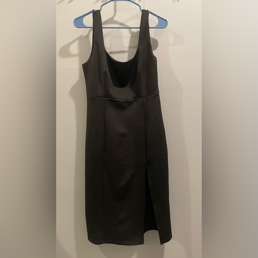 Black Dress w/ Slit